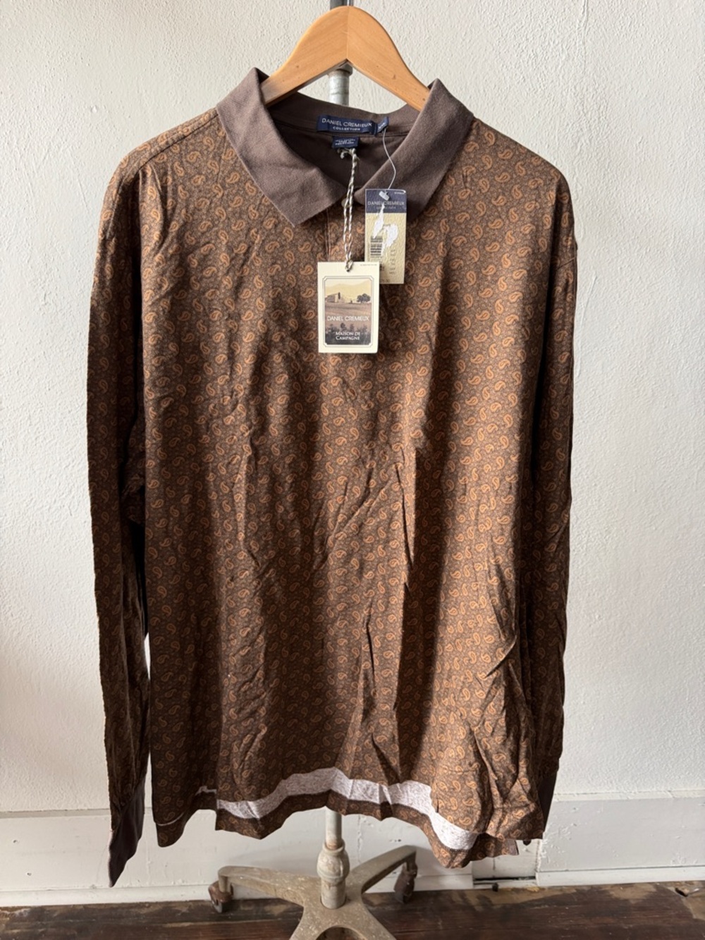NWT Daniel Cremieux Paisley Shirt Size XXL
